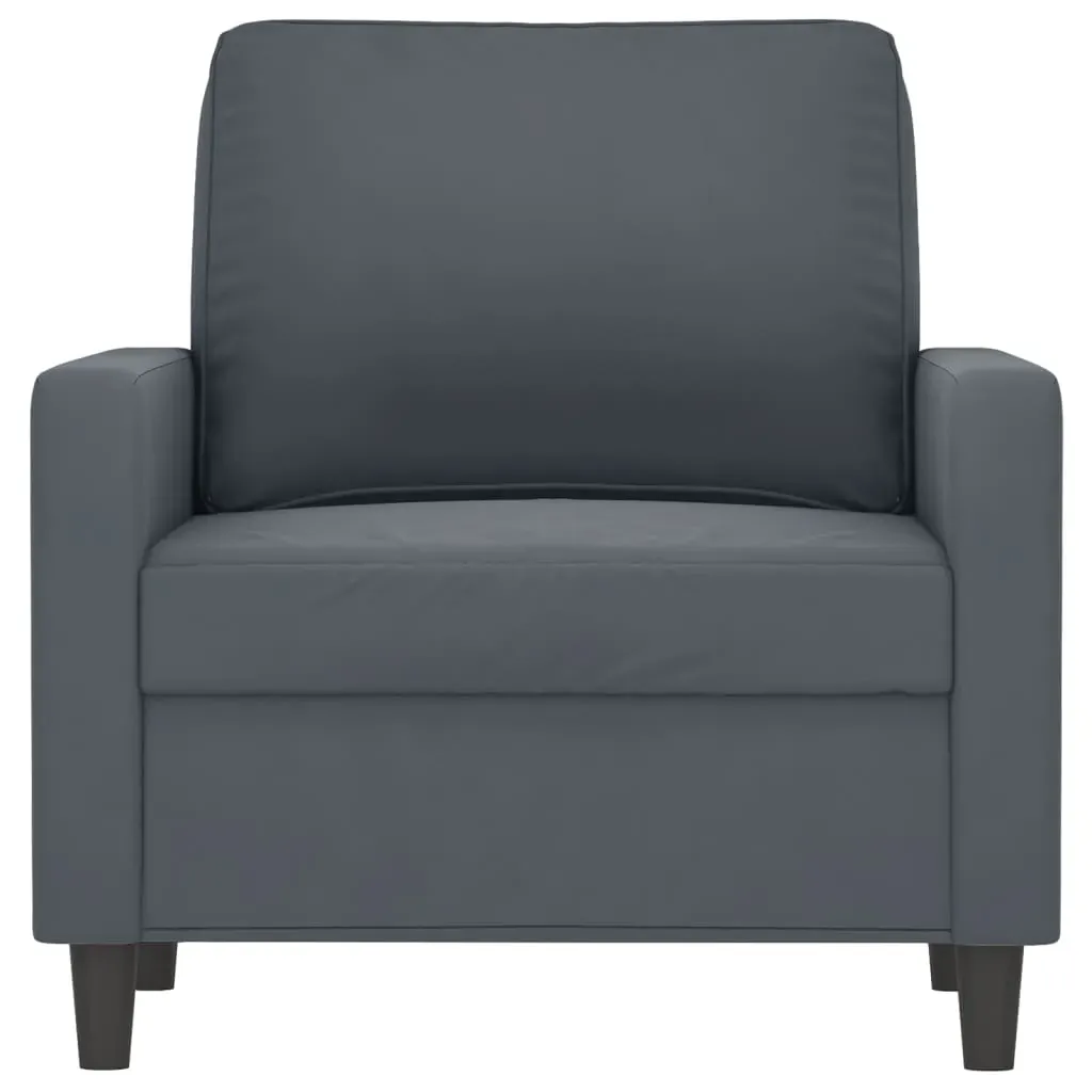Sofa Chair Dark Grey 60 cm Velvet Price
