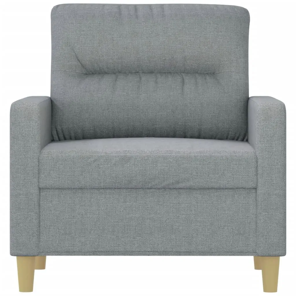 Sofa Chair Light Grey 60 cm Fabric Price