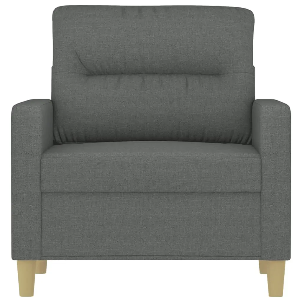 Sofa Chair Dark Grey 60 cm Fabric Price