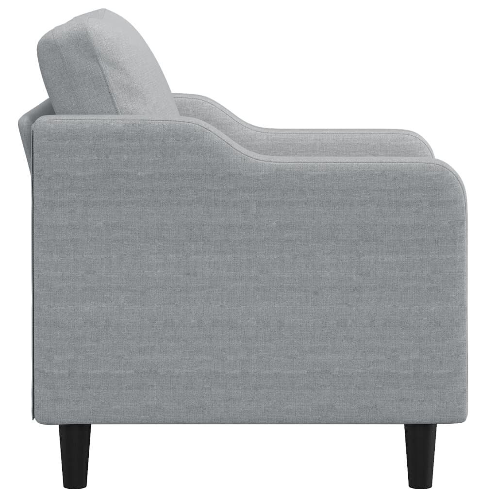 Sofa Chair Light Grey 60 cm Fabric Price