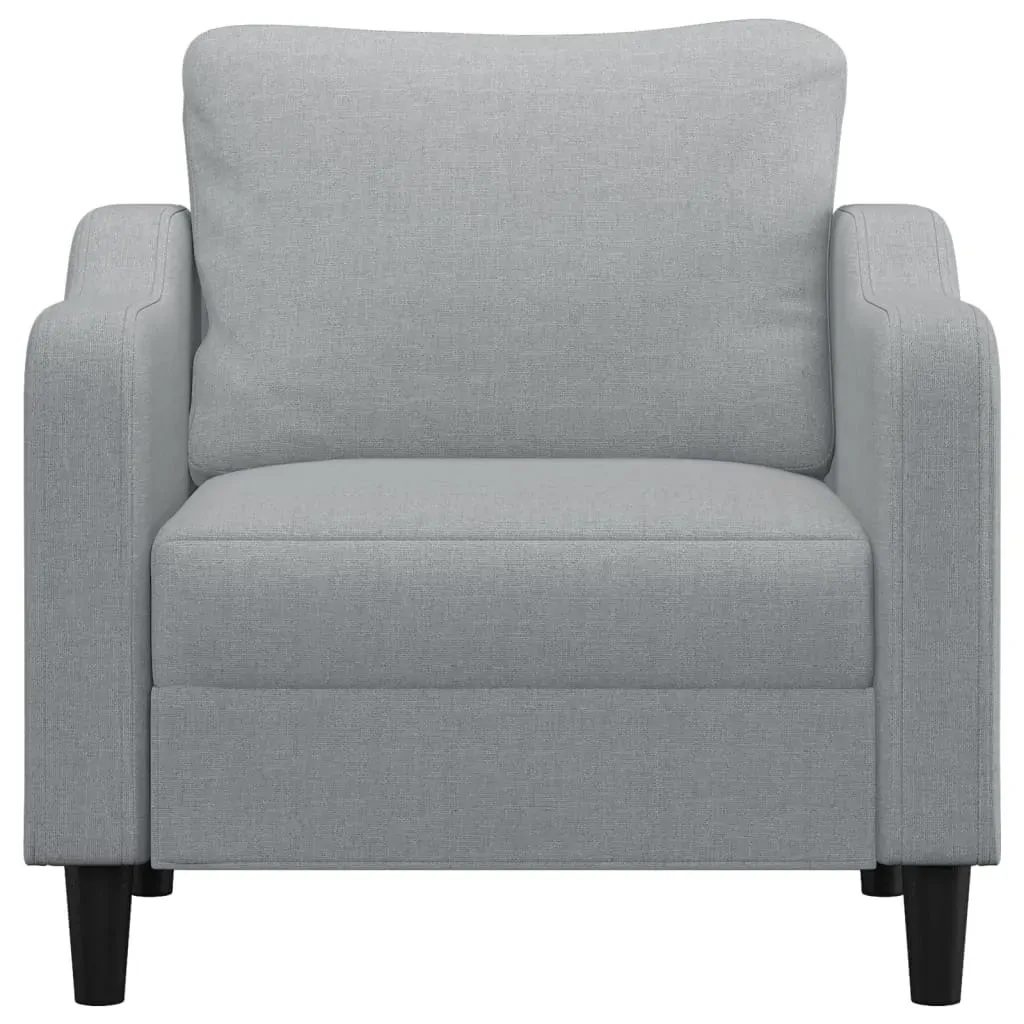 Sofa Chair Light Grey 60 cm Fabric Price