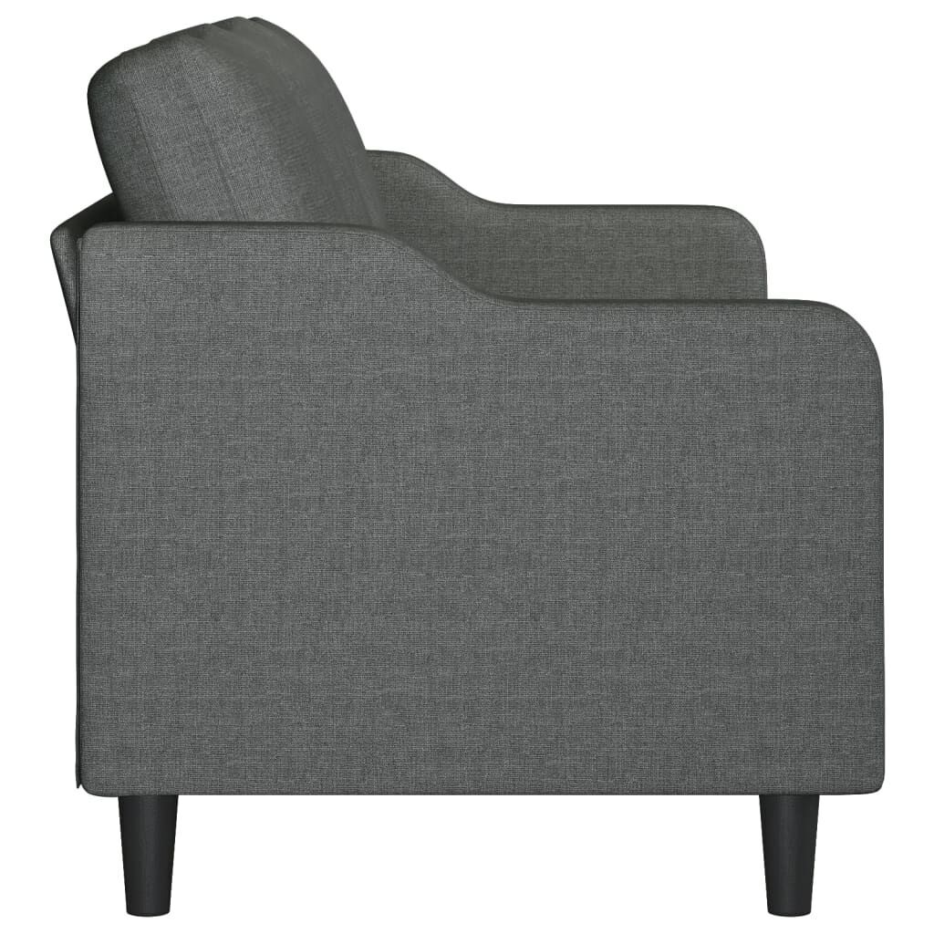 3-Seater Sofa Dark Grey 180 cm Fabric Price