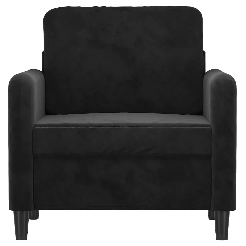 Sofa Chair Black 60 cm Velvet Price