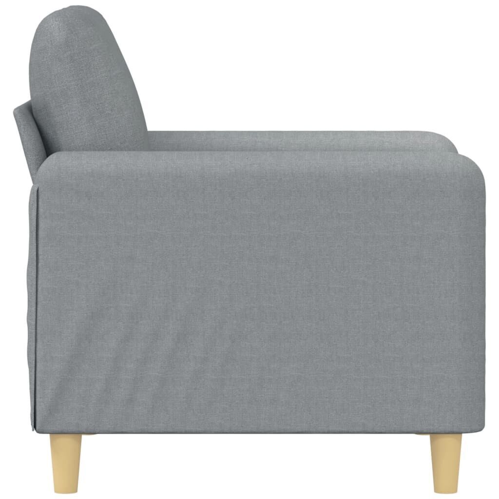 Sofa Chair Light Grey 60 cm Fabric Price
