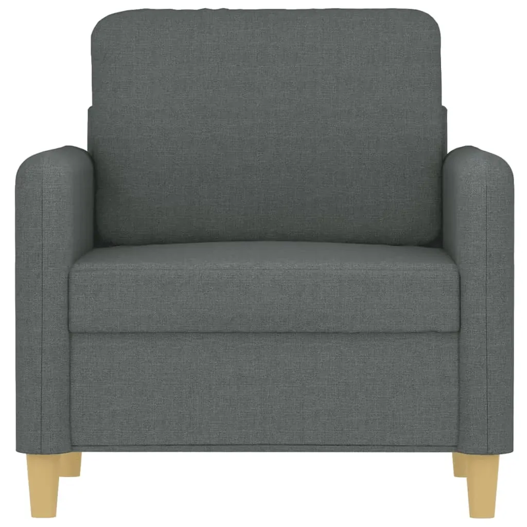 Sofa Chair Dark Grey 60 cm Fabric Price