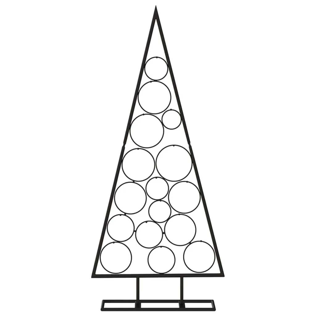 Metal Christmas Tree for Decoration Black 125 cm Price