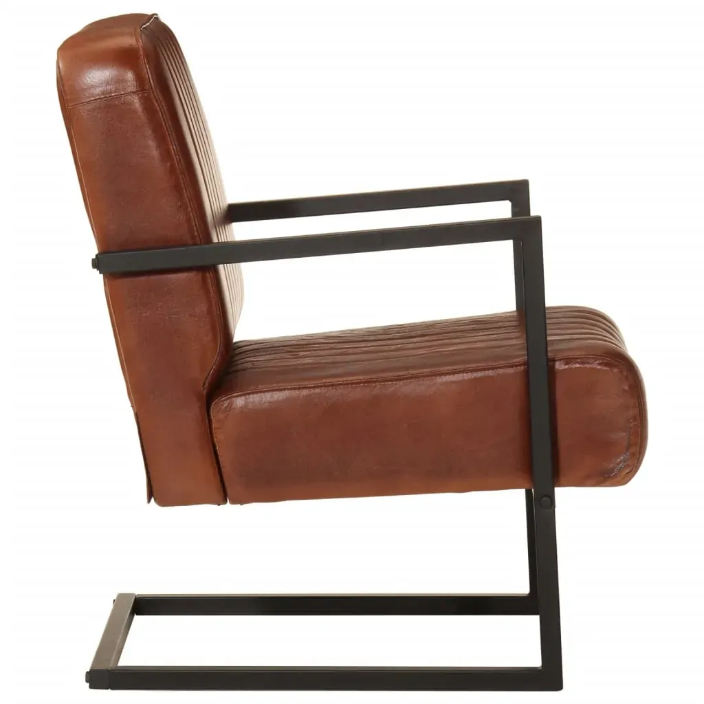Sofa Chair Brown Real Leather Price