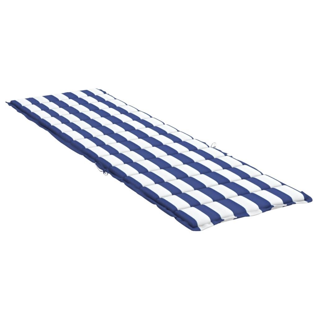 Sun Lounger Cushion Blue&White Stripe Oxford Fabric Price