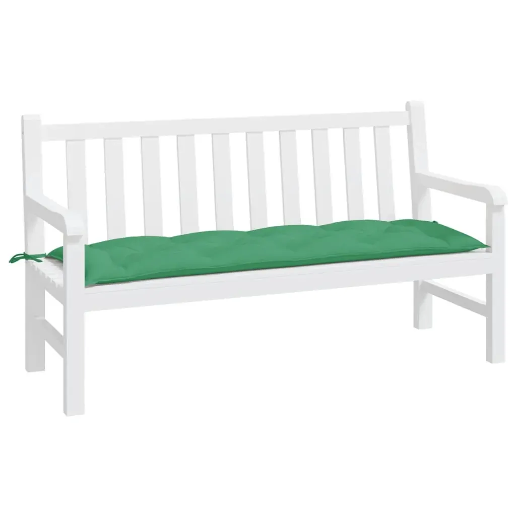 Garden Bench Cushion Green 150x50x7 cm Oxford Fabric Price
