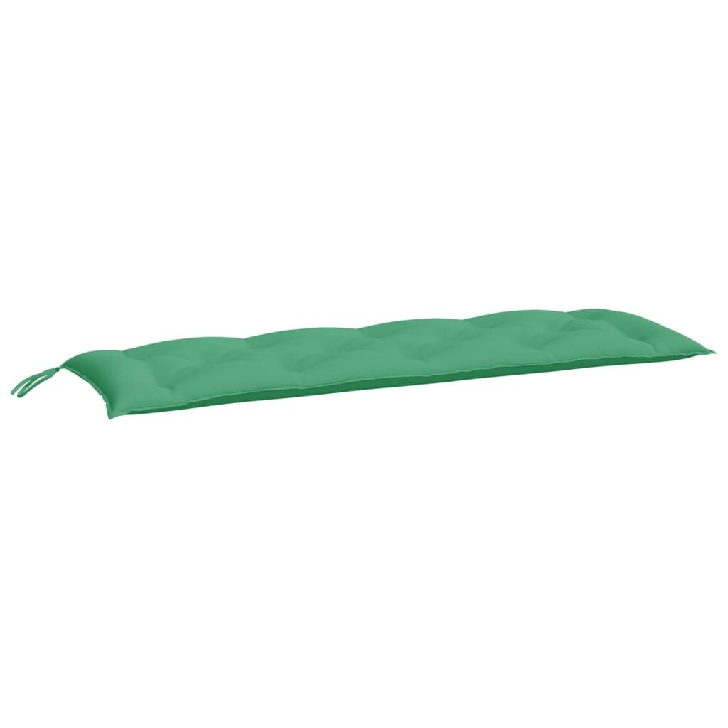 Garden Bench Cushions 2pcs Green 150x50x7cm Oxford Fabric Price