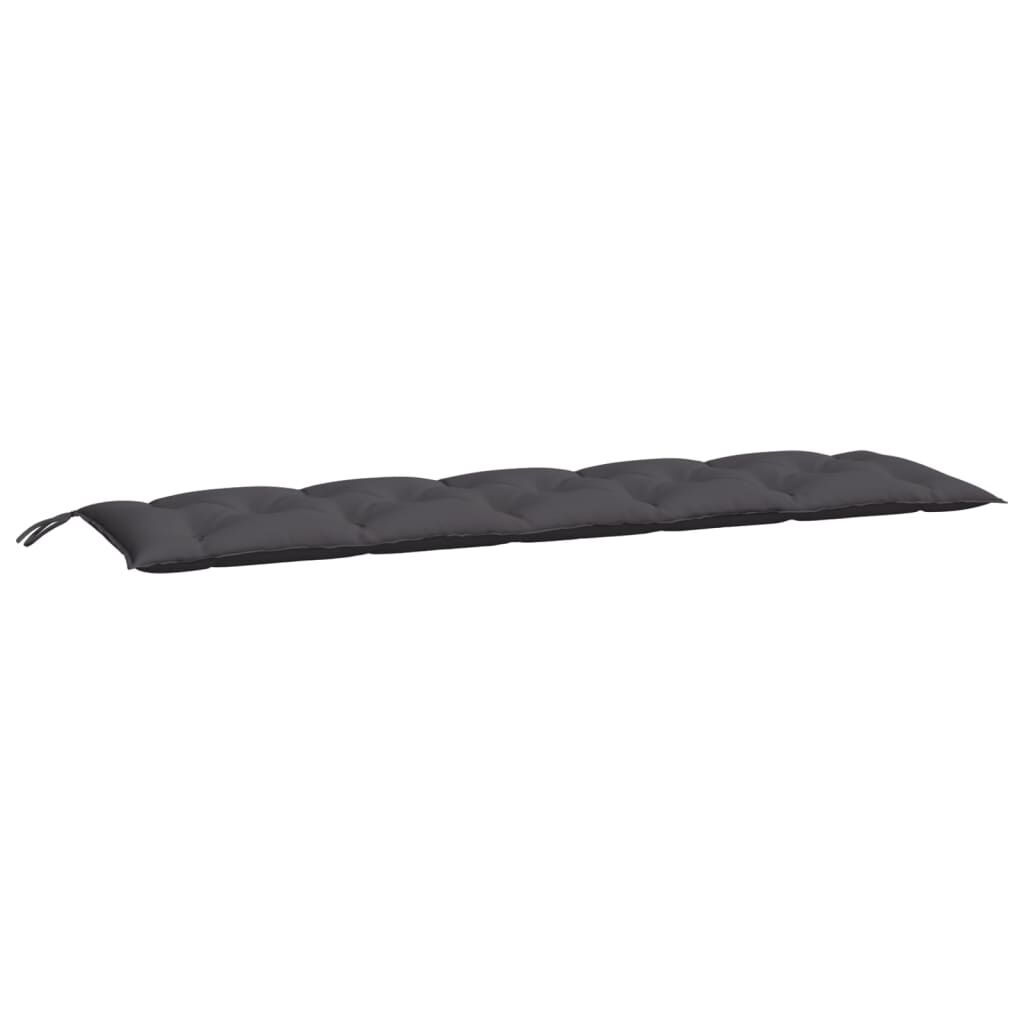 Garden Bench Cushions 2pcs Anthracite 180x50x7cm Oxford Fabric Price