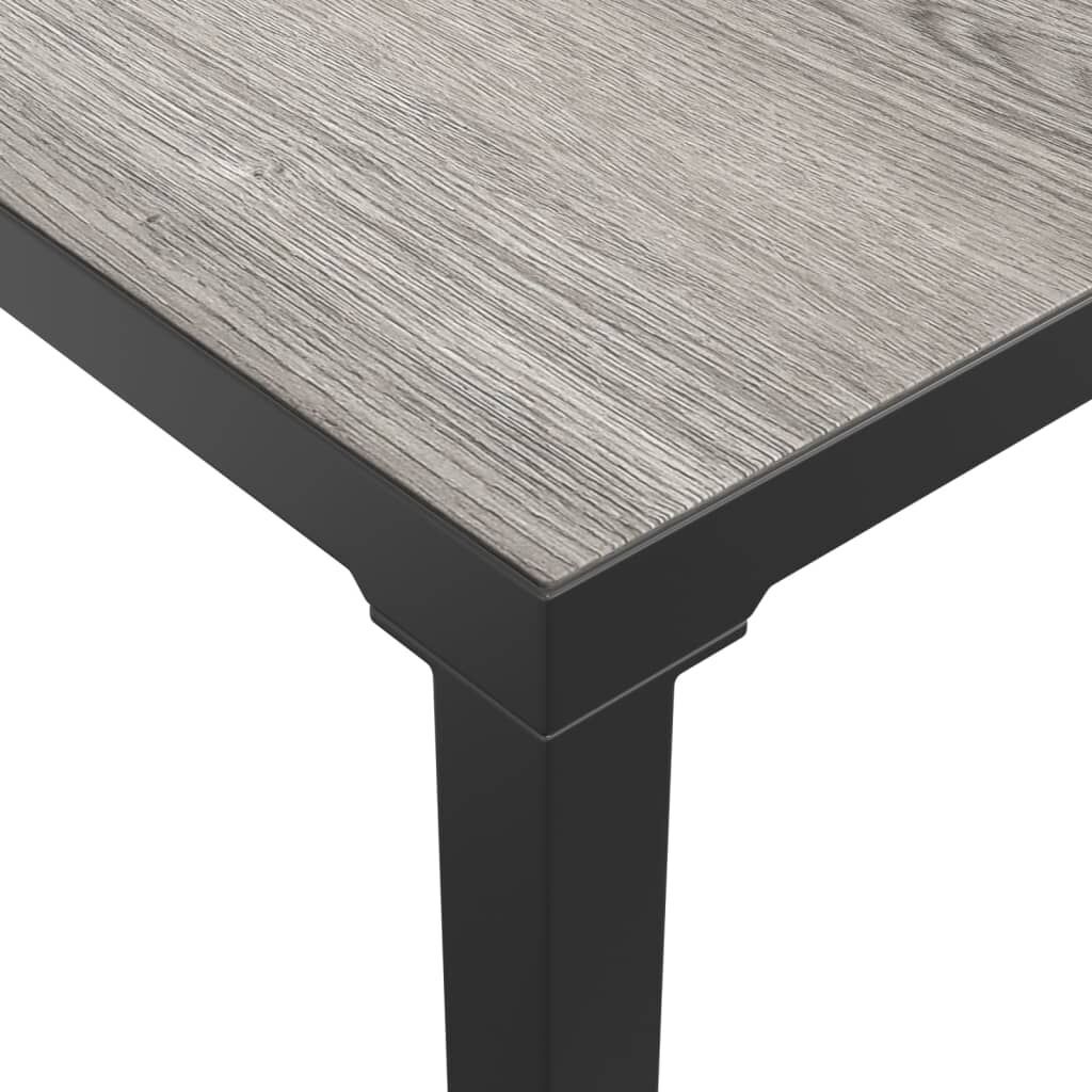 Garden Coffee Table Grey 55x55x31 cm DPC and Steel Price