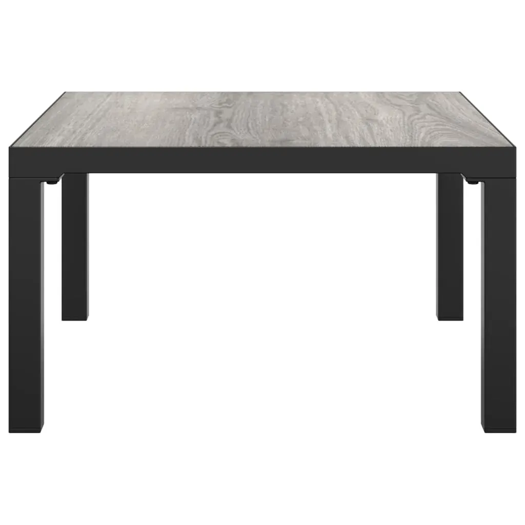 Garden Coffee Table Grey 55x55x31 cm DPC and Steel Price