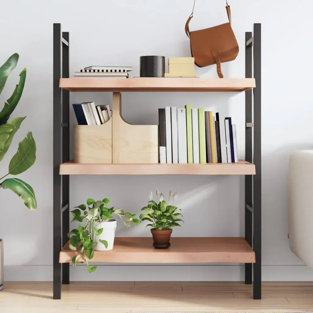Wall Shelf Light Brown 100x60x(2-6) cm Treated Solid Wood Oak Price