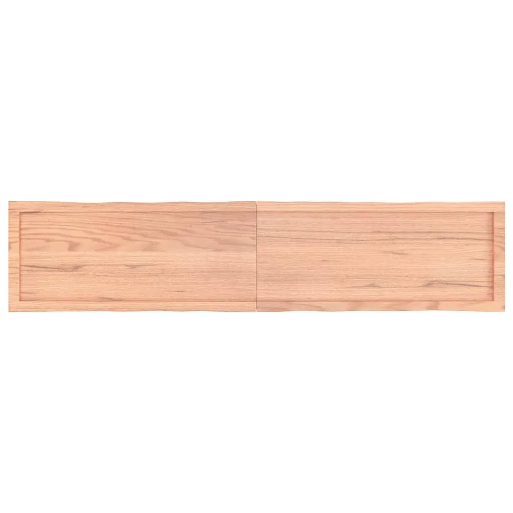 Table Top Light Brown 180x40x(2-4)cm Treated Solid Wood Live Edge Price