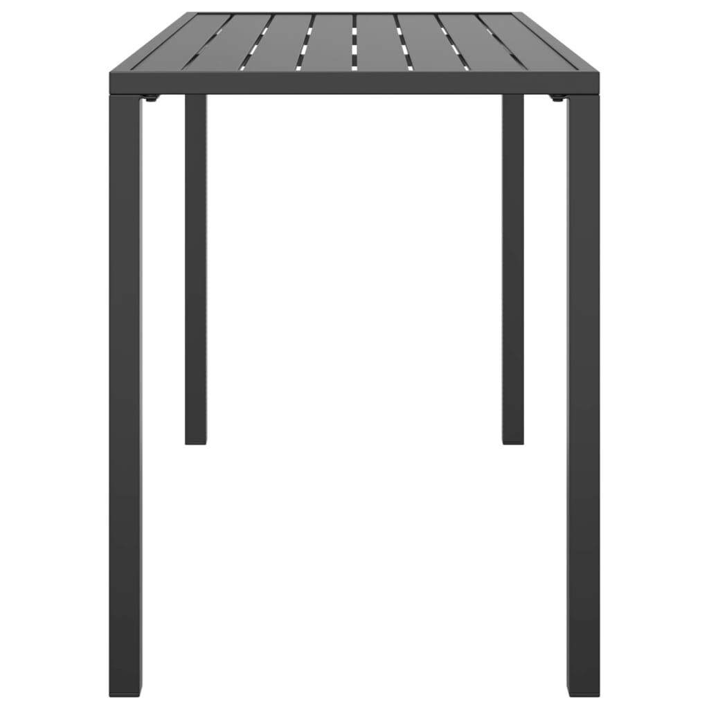 Garden Dining Table Anthracite 110x54x70 cm Steel Price