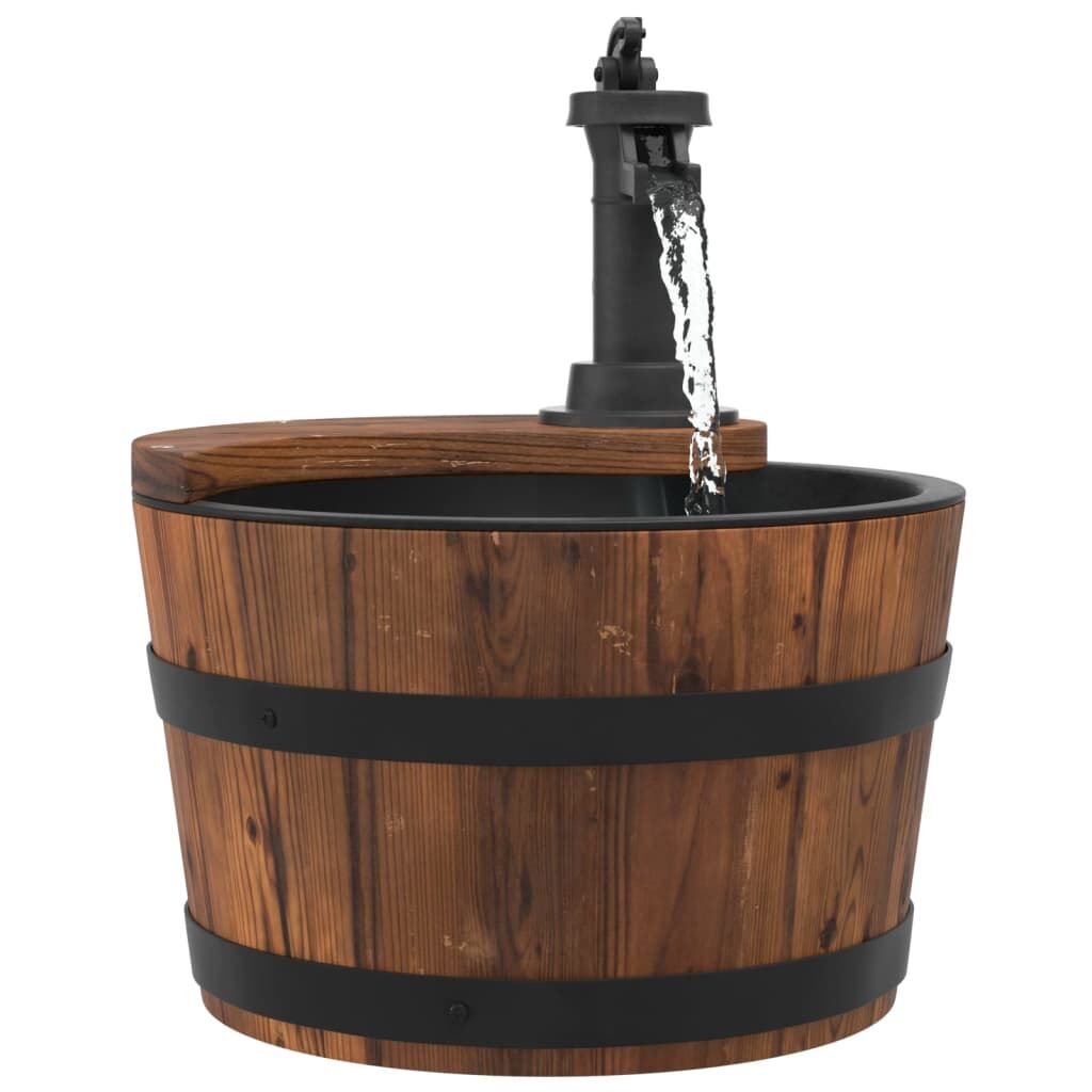 Water Fountain with Pump 28x28x34.5 cm Solid Wood Fir Price