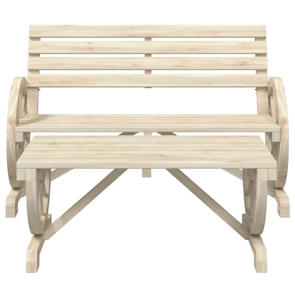 2 Piece Garden Lounge Set Solid Wood Fir Price