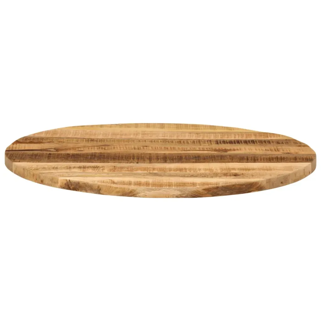 Table Top Ø 70x1.5 cm Round Solid Wood Rough Mango Price