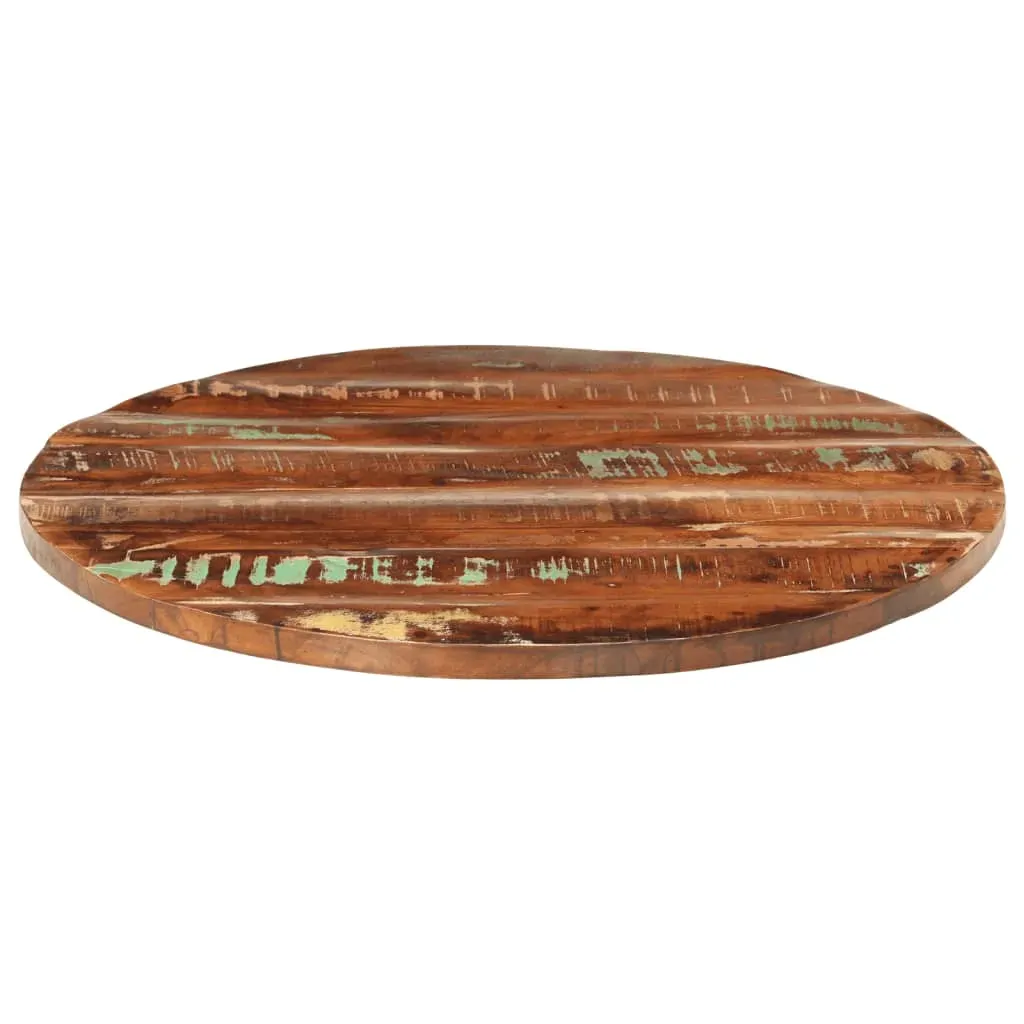 Table Top Ø 70x2.5 cm Round Solid Wood Reclaimed Price