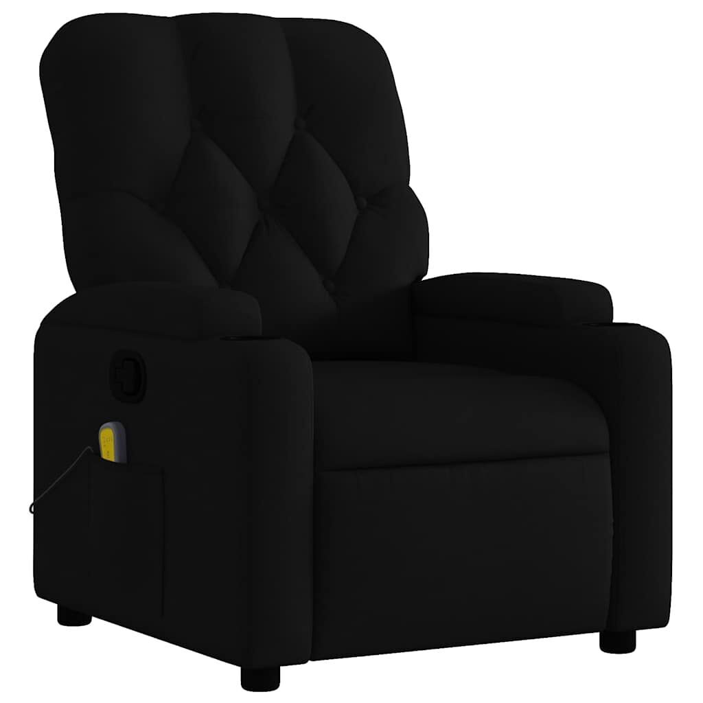 Massage Recliner Chair Black Fabric Price