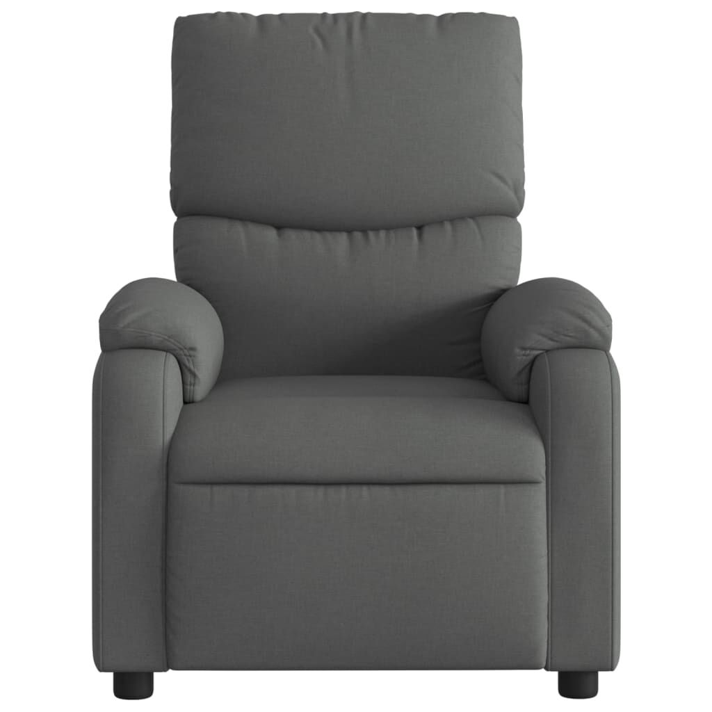 Recliner Chair Dark Grey Fabric Price