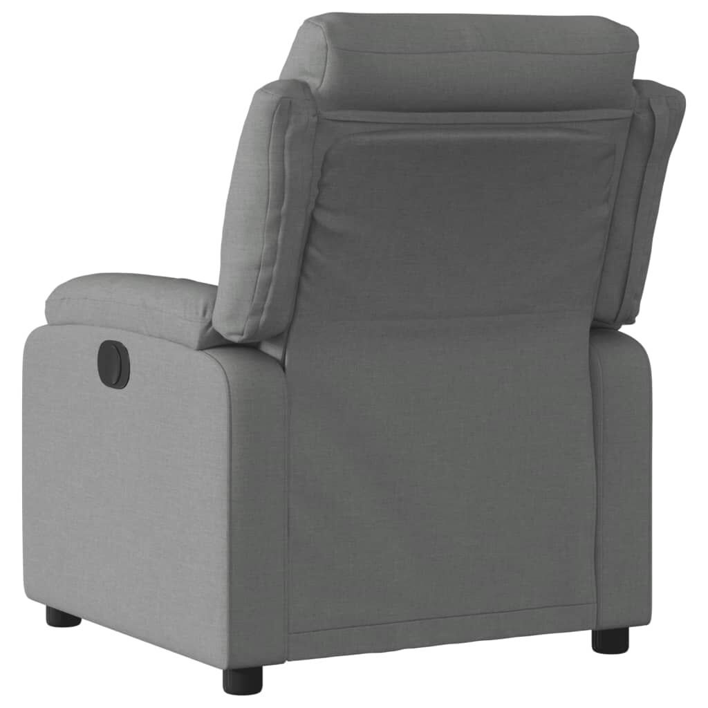 Recliner Chair Dark Grey Fabric Price