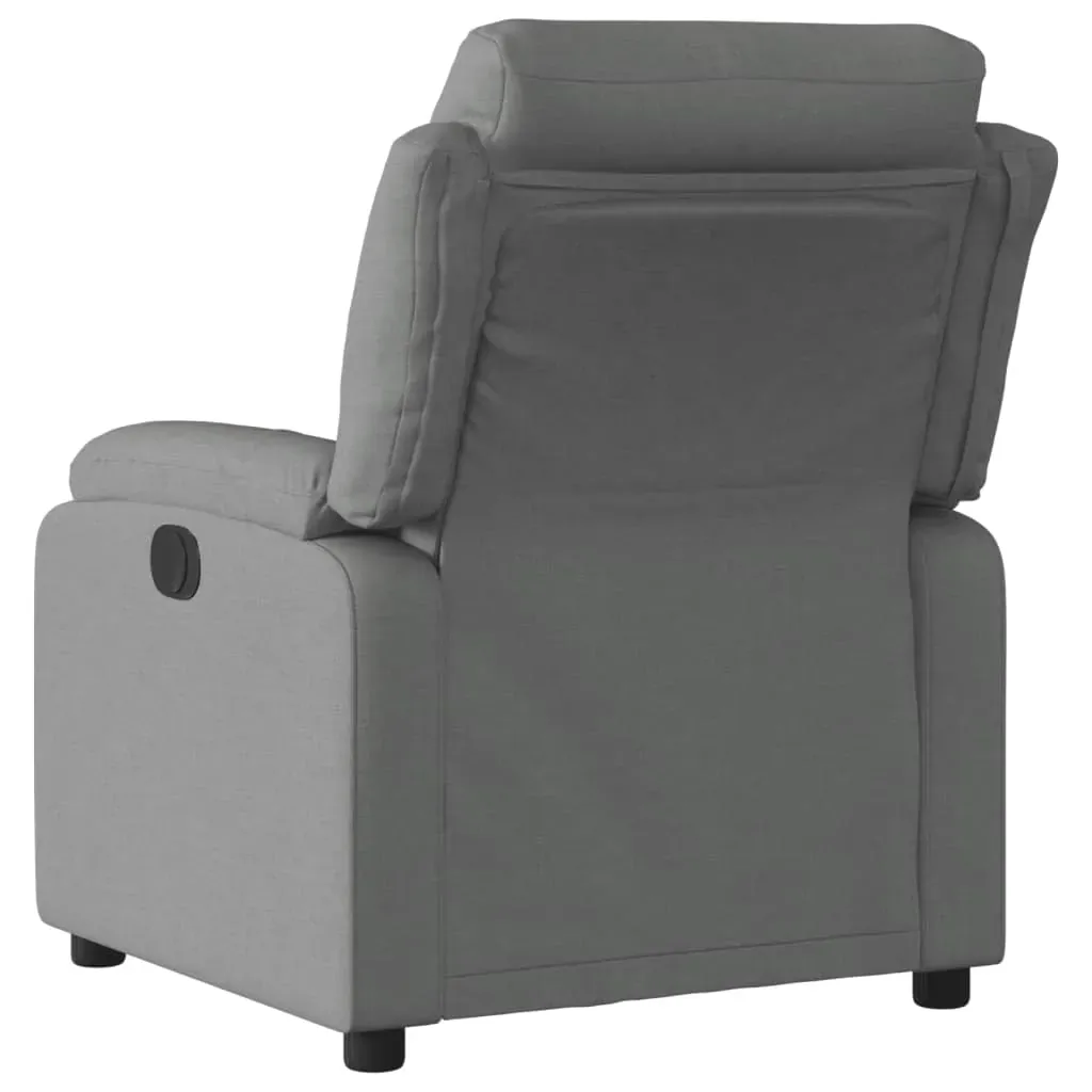 Recliner Chair Dark Grey Fabric Price
