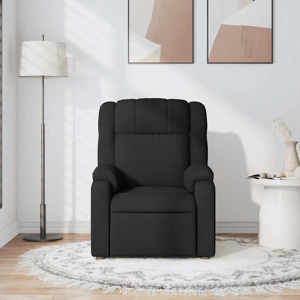 Massage Recliner Chair Black Fabric Price