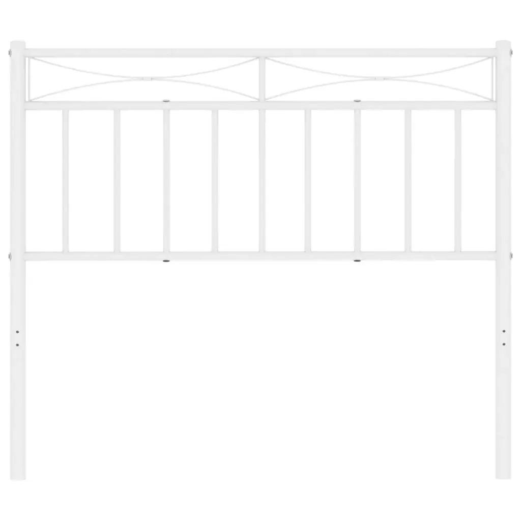 Metal Headboard White 107 cm King Single Price