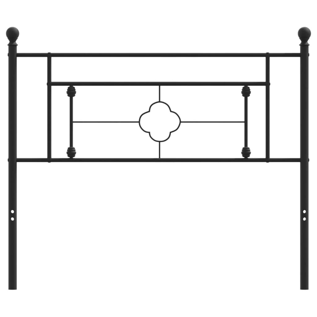 Metal Headboard Black 107 cm King Single Price