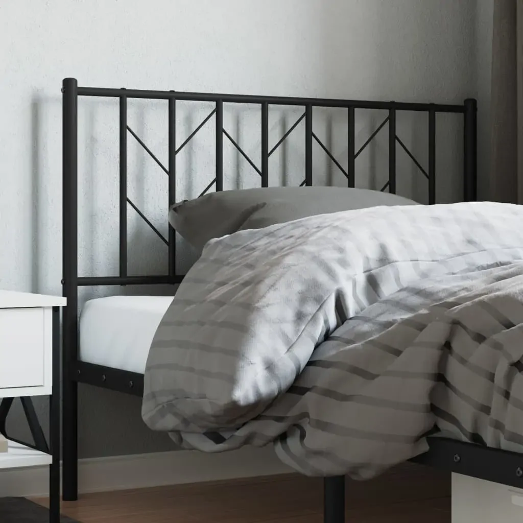 Metal Headboard Black 107 cm King Single Price
