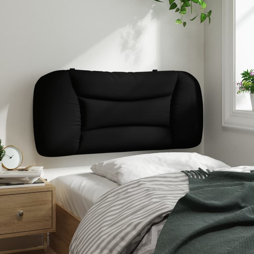Headboard Cushion Black 90 cm Fabric Price