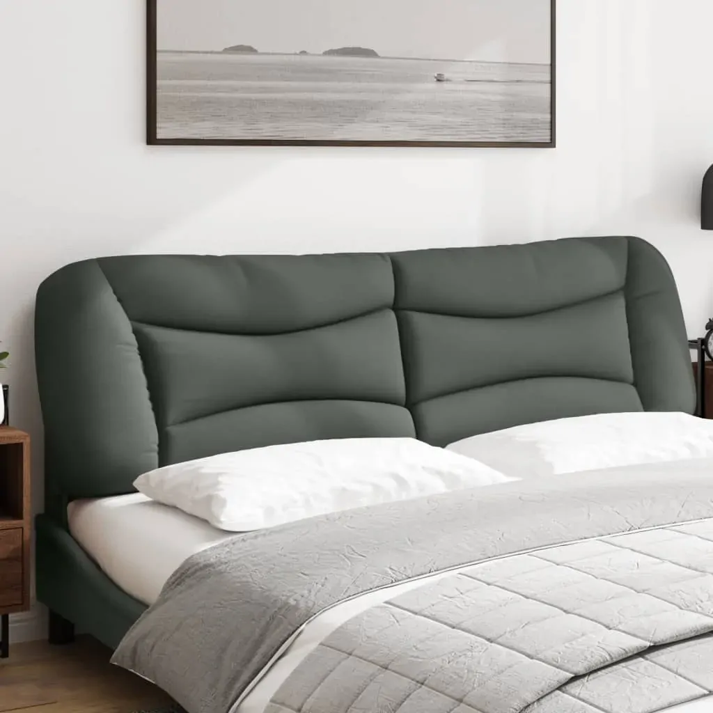 Headboard Cushion "Hvar" Dark Grey 180 cm Fabric Price