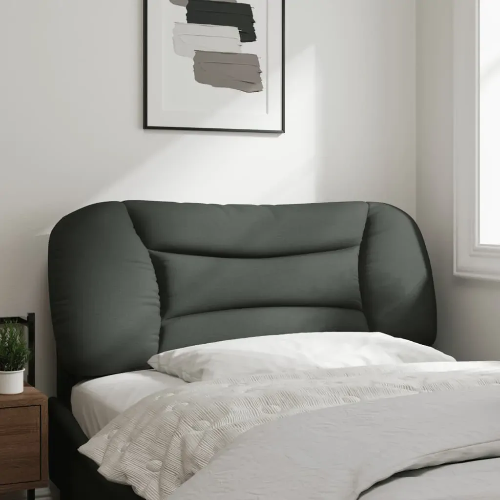 Headboard Cushion "Hvar" Dark Grey 107 cm King Single Fabric Price