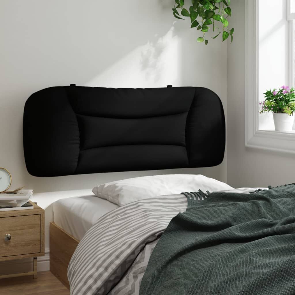 Headboard Cushion Black 107 cm King Single Fabric Price
