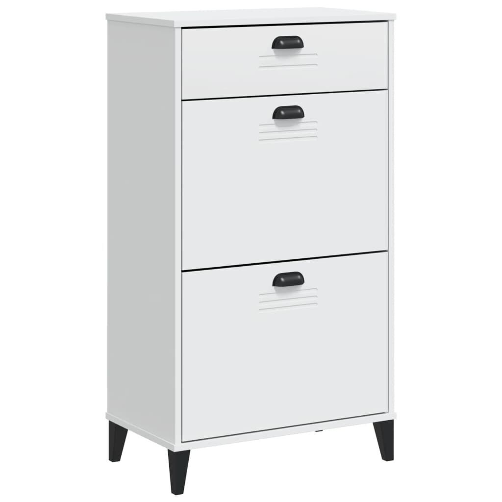 Shoe Cabinet VIKEN White Engineered Wood Price