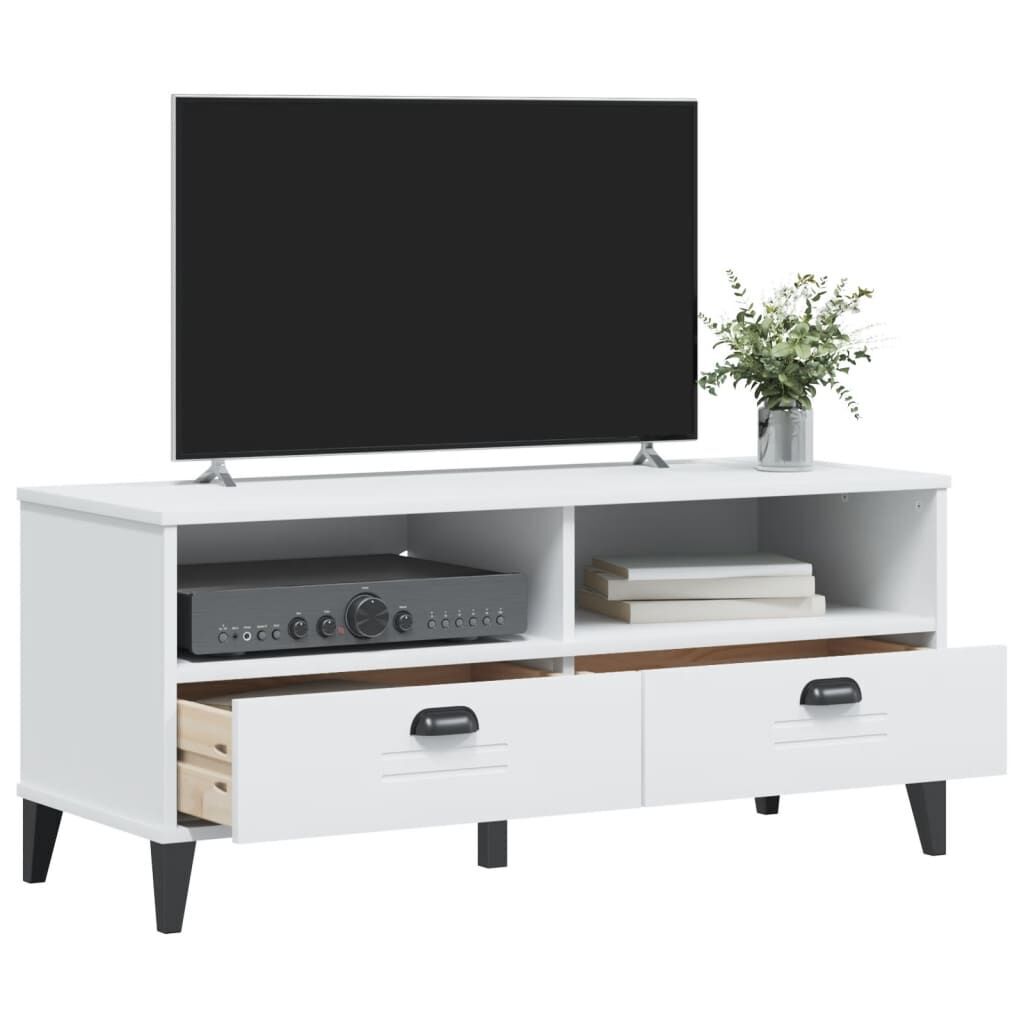 TV Cabinet VIKEN White Engineered Wood Price