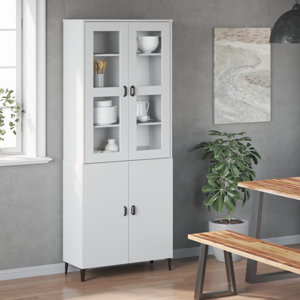 Top for Highboard VIKEN White Engineered Wood Price