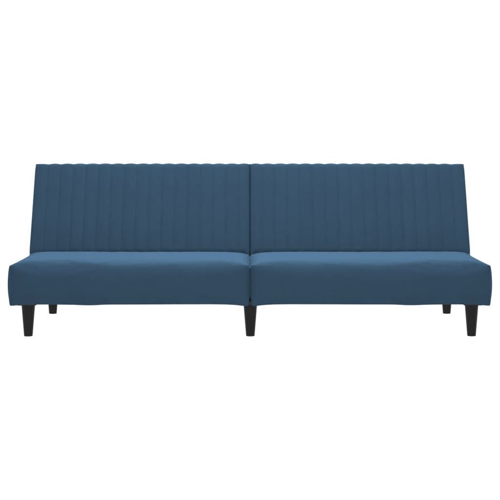 2-Seater Sofa Bed Blue Velvet Price