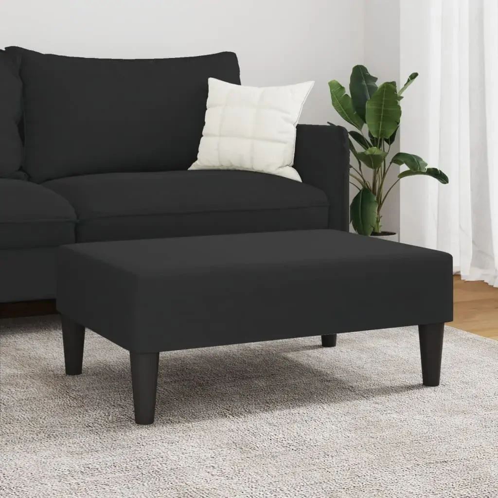 Footstool Black 77x55x31 cm Velvet Price