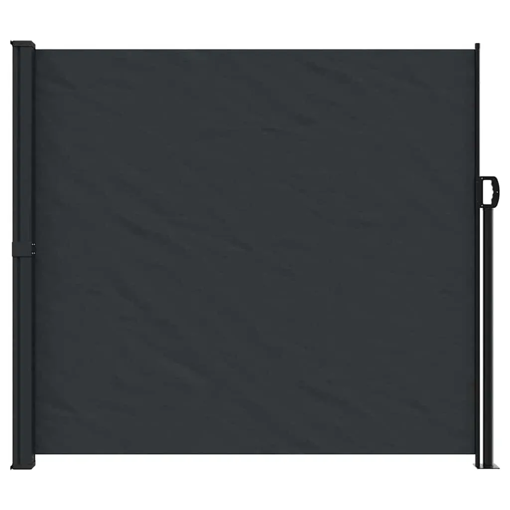 Retractable Side Awning Black 180x500 cm Price