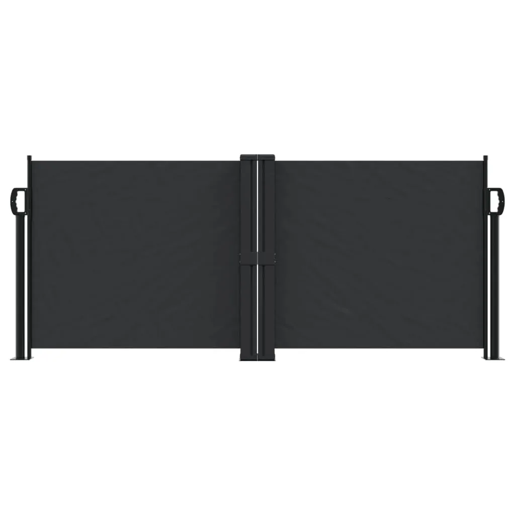 Retractable Side Awning Black 100x1000 cm Price