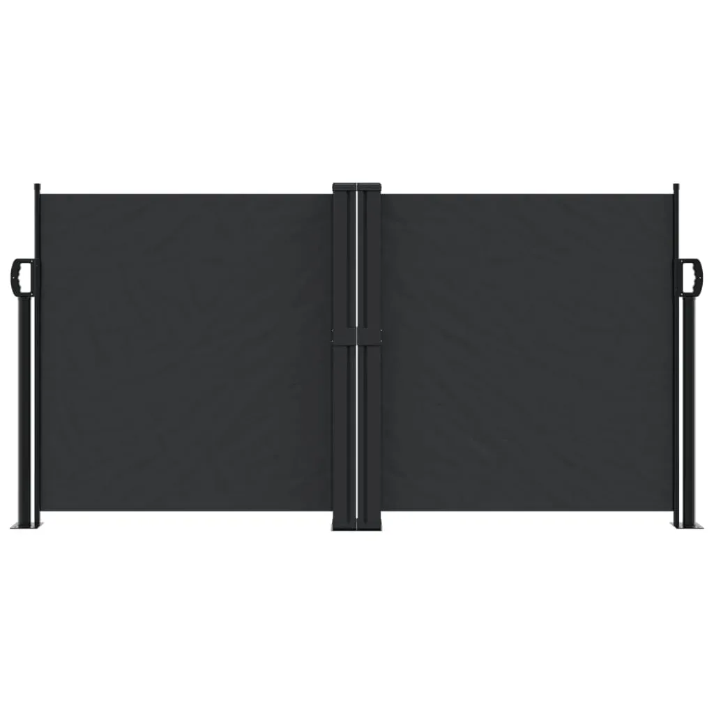Retractable Side Awning Black 120x1000 cm Price