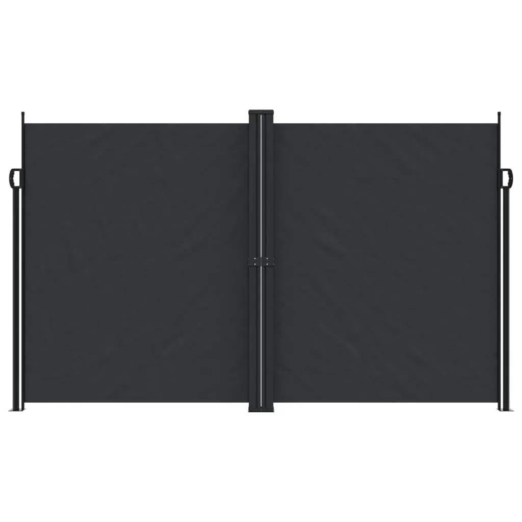 Retractable Side Awning Black 200x1000 cm Price