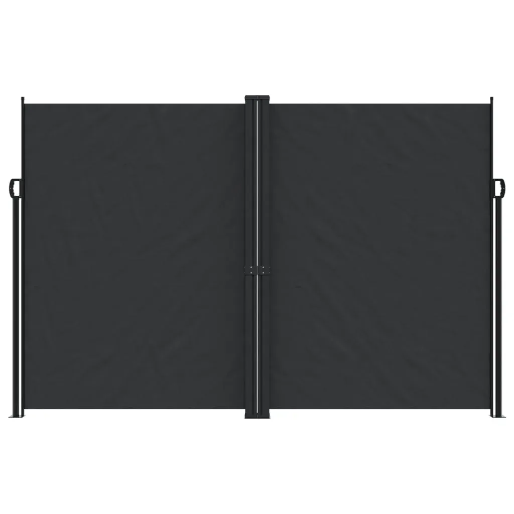 Retractable Side Awning Black 220x1000 cm Price