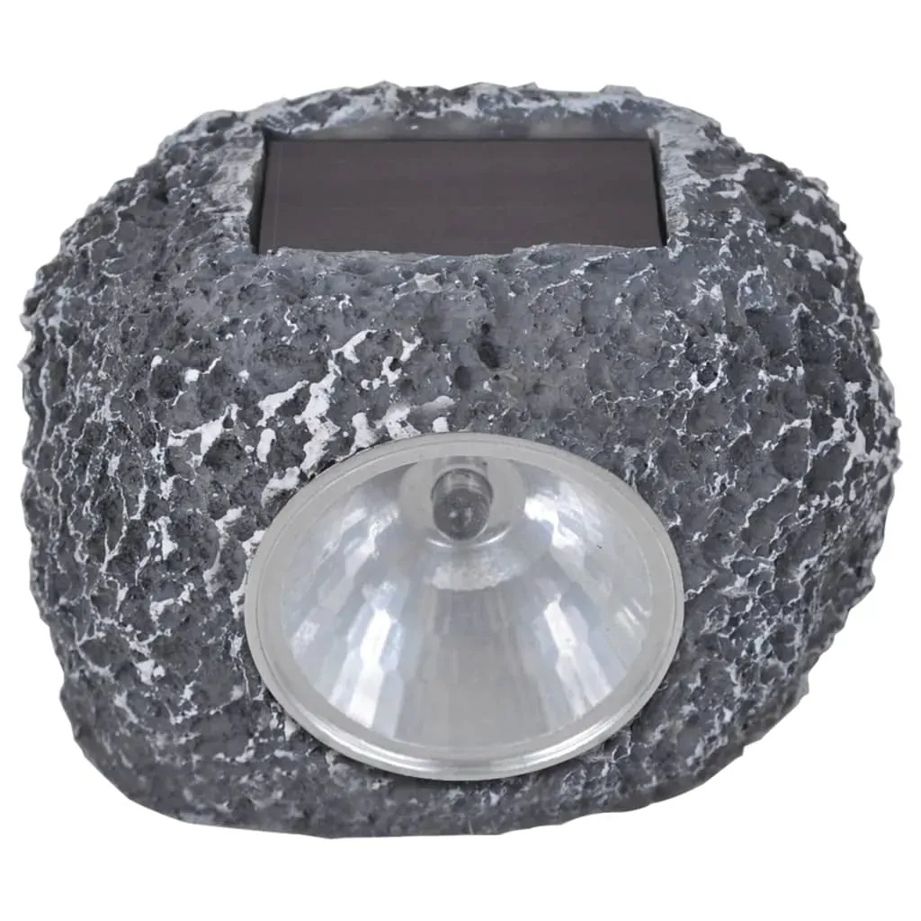 Outdoor Solar Powered LED Spotlight Stone Shape 12 pcs Price