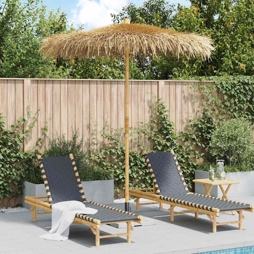 Bamboo Garden Parasol 270 cm with Banana Leaf Roof Price