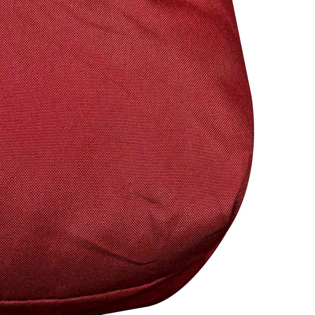 Upholstered Back Cushion Wine Red 120 x 40 x 10 cm Price
