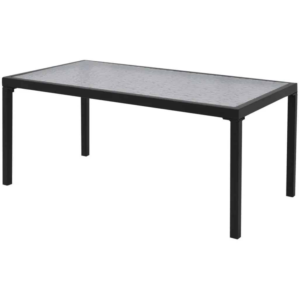 4 Piece Garden Lounge Set Textilene Black Price